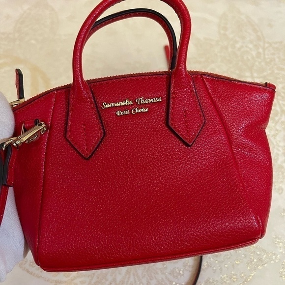 SAMANTHA THAVASA petite choice cute red crossbody bag - Picture 4 of 17